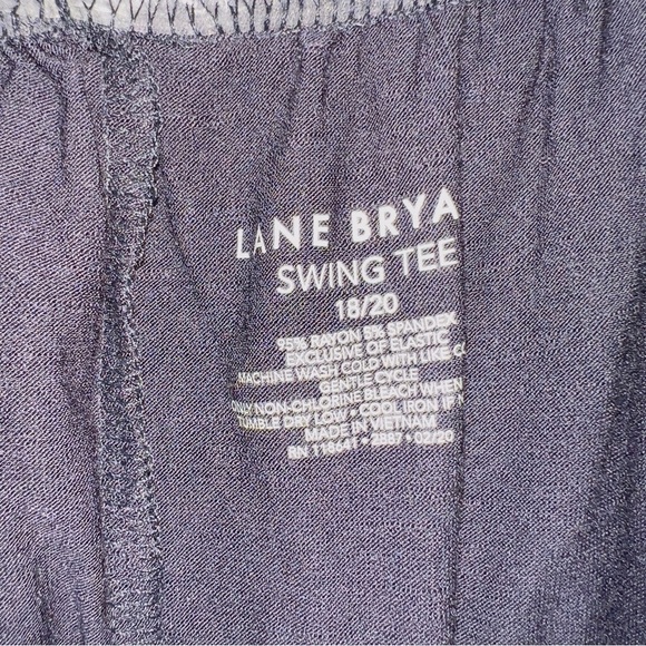 Lane Bryant NWT Blue Off The Shoulder Swing Tee size 18/20 - Picture 4 of 5